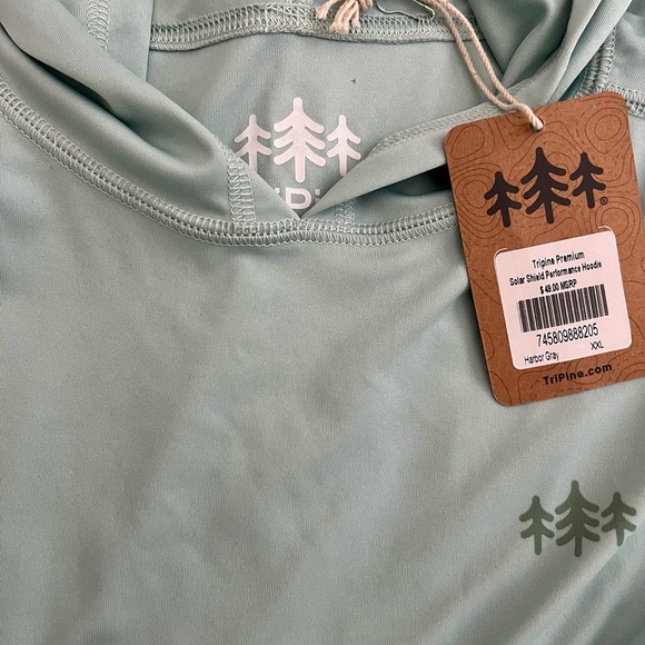 Tripping Men's Green Solar Shield Performance Hoodie - Picture 3 of 7